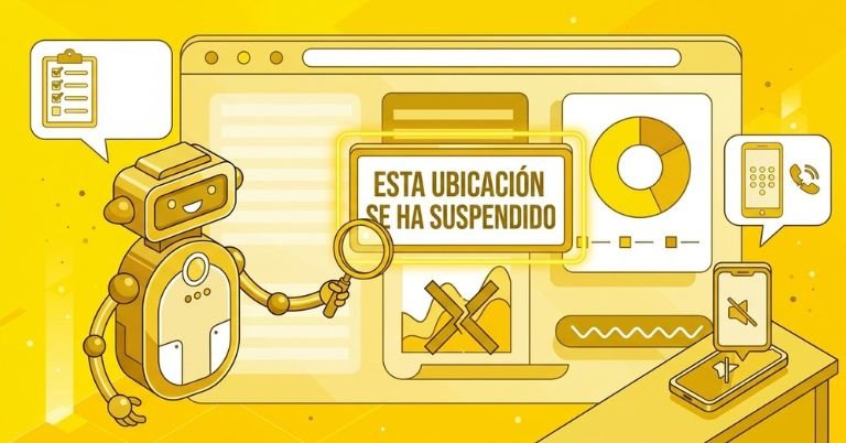 Ficha de Google Business Profile suspendida
